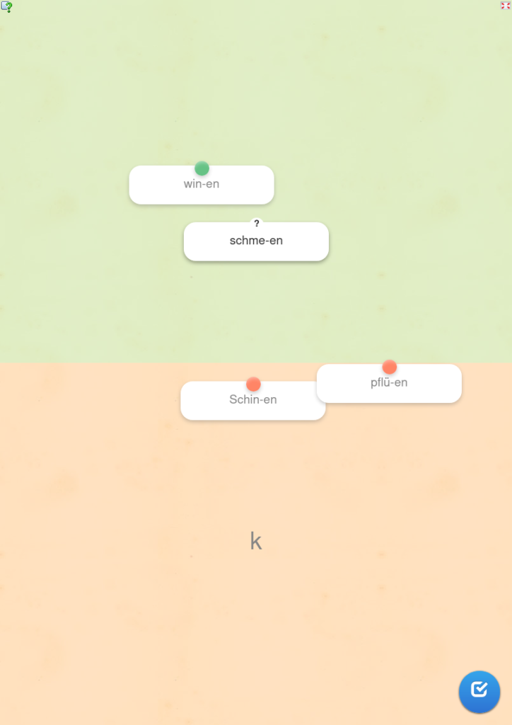 k oder ck – Learning App – Basisbildung und Alphabetisierung in Österreich
